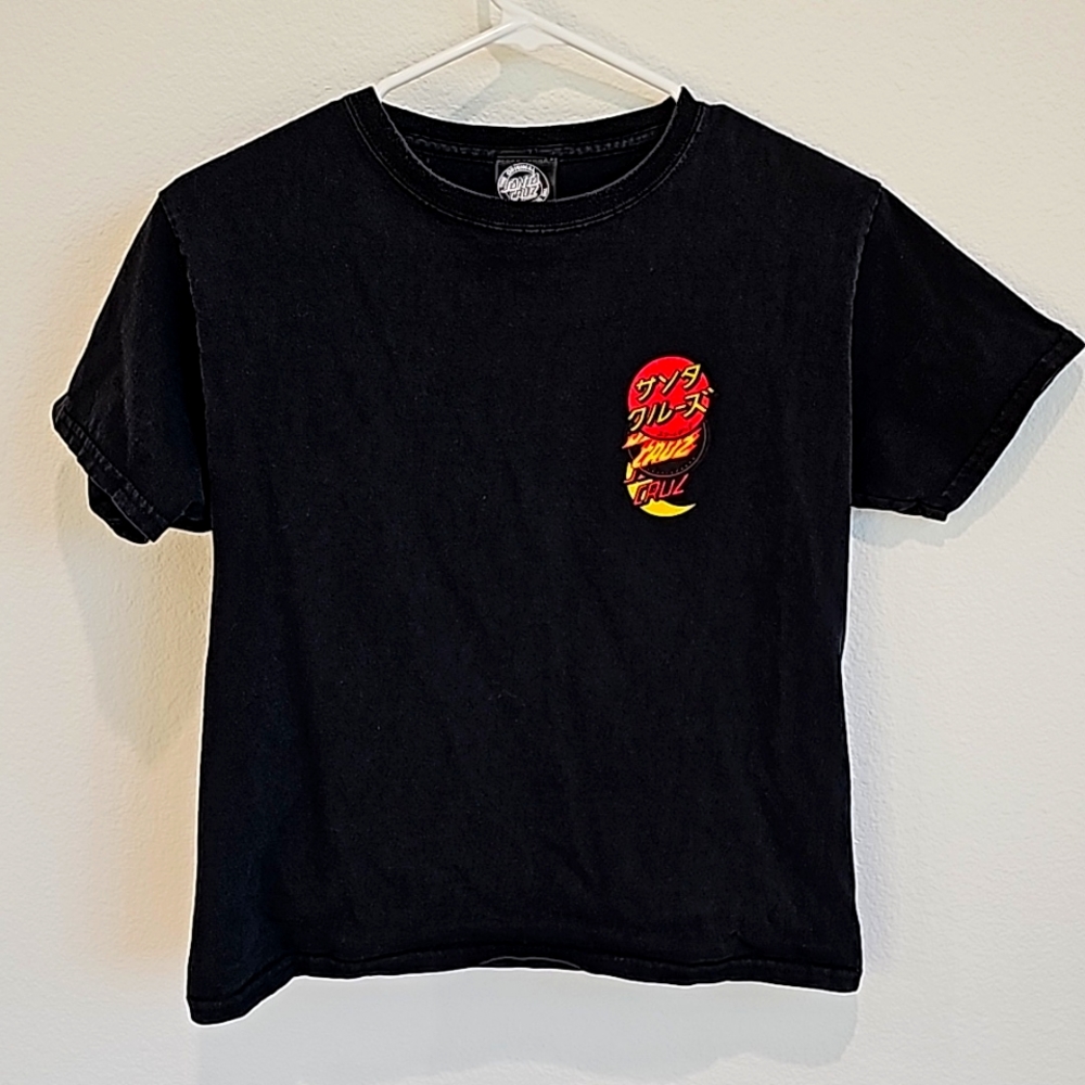 Santa Cruz black shirt size youth s/m